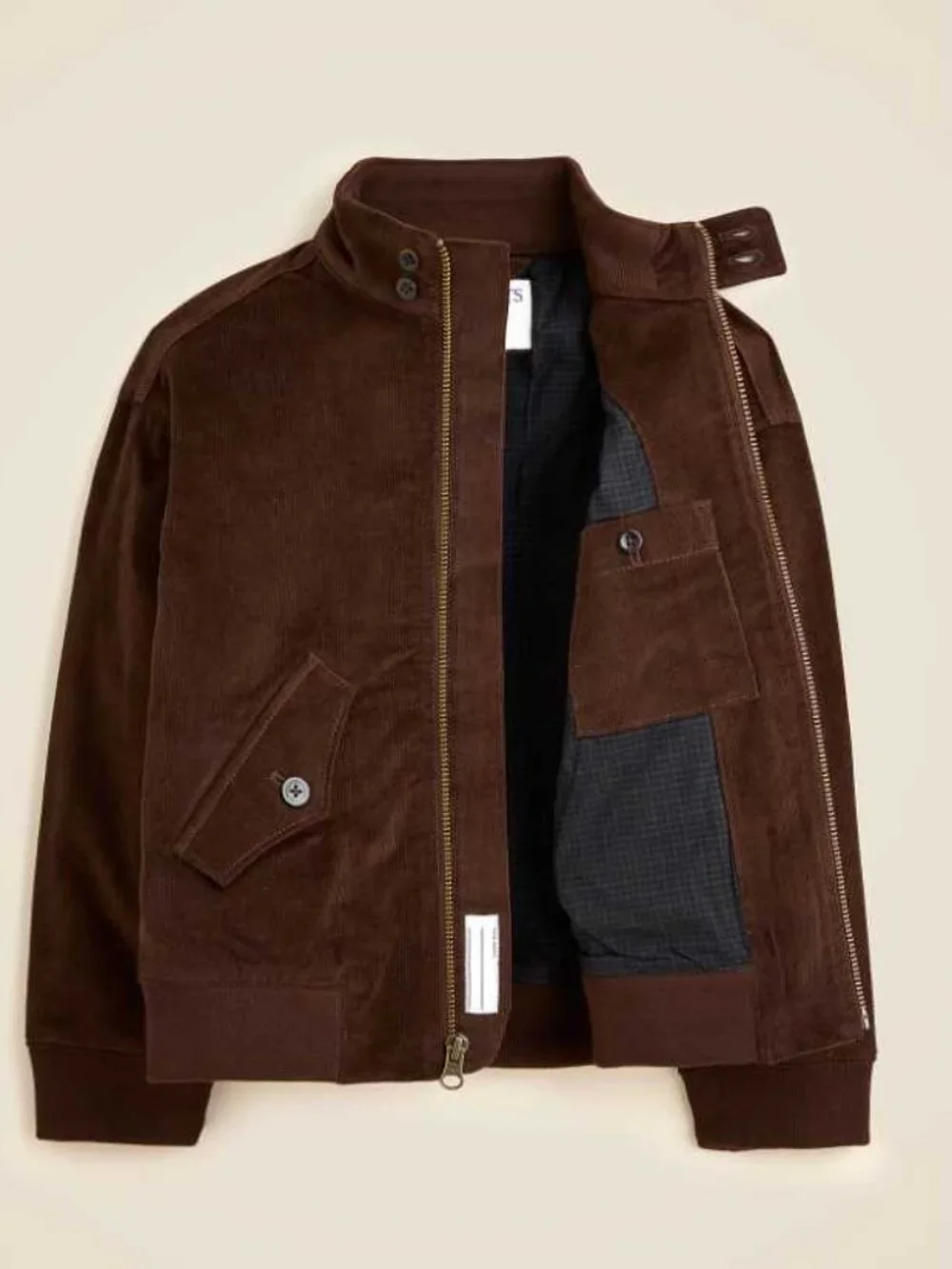 New kids XL (12-13) J.Crew Crewcuts Harrington jacket in corduroy French Press